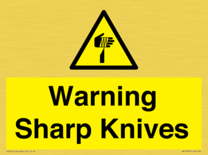 WV10559: Warning Sharp Knives