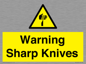 WV10559: Warning Sharp Knives