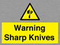 WV10559: Warning Sharp Knives
