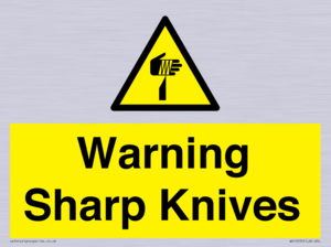 WV10559: Warning Sharp Knives