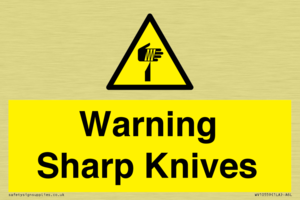 WV10559: Warning Sharp Knives