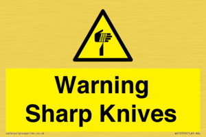 WV10559: Warning Sharp Knives