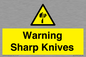 WV10559: Warning Sharp Knives
