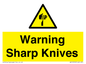 WV10559: Warning Sharp Knives