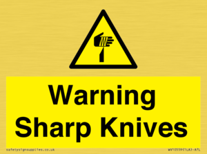 WV10559: Warning Sharp Knives