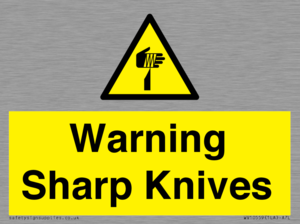 WV10559: Warning Sharp Knives