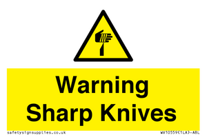WV10559: Warning Sharp Knives