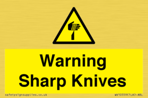 WV10559: Warning Sharp Knives