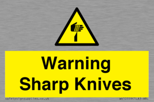 WV10559: Warning Sharp Knives