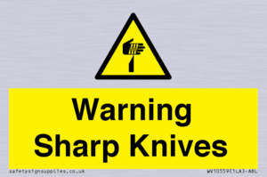 WV10559: Warning Sharp Knives