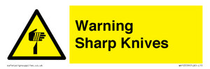 WV10559: Warning Sharp Knives