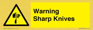 WV10559: Warning Sharp Knives