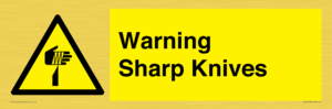WV10559: Warning Sharp Knives