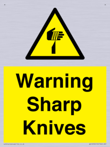 WV10559: Warning Sharp Knives