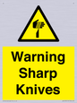 WV10559: Warning Sharp Knives