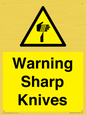 WV10559: Warning Sharp Knives