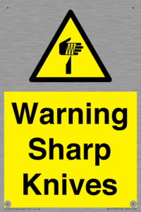 WV10559: Warning Sharp Knives