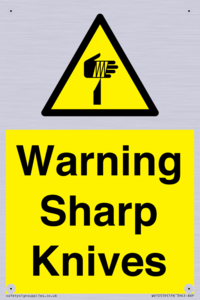 WV10559: Warning Sharp Knives