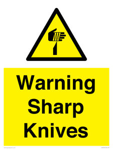 WV10559: Warning Sharp Knives