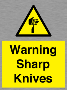WV10559: Warning Sharp Knives