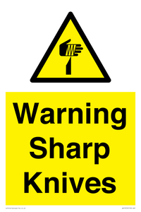 WV10559: Warning Sharp Knives