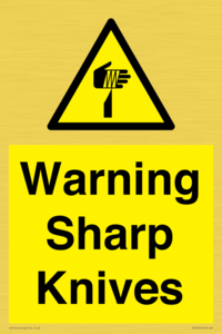 WV10559: Warning Sharp Knives