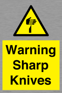 WV10559: Warning Sharp Knives