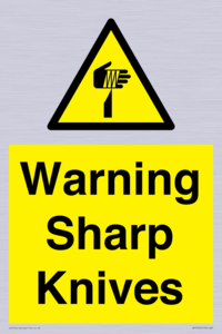 WV10559: Warning Sharp Knives