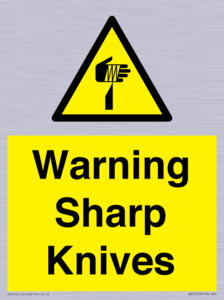 WV10559: Warning Sharp Knives
