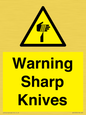 WV10559: Warning Sharp Knives