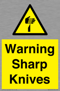WV10559: Warning Sharp Knives