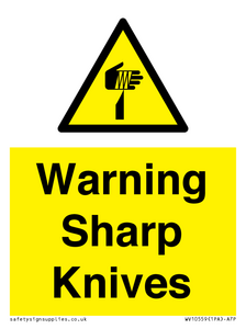 WV10559: Warning Sharp Knives