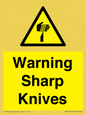 WV10559: Warning Sharp Knives