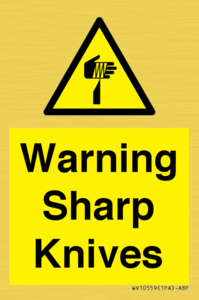 WV10559: Warning Sharp Knives