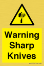 WV10559: Warning Sharp Knives
