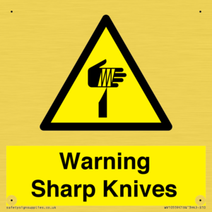 WV10559: Warning Sharp Knives