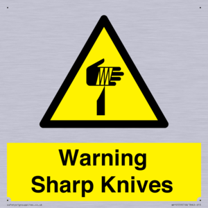 WV10559: Warning Sharp Knives