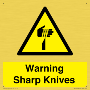 WV10559: Warning Sharp Knives