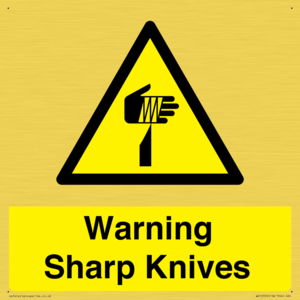 WV10559: Warning Sharp Knives