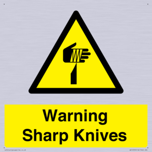 WV10559: Warning Sharp Knives