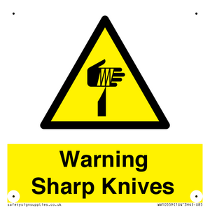 WV10559: Warning Sharp Knives
