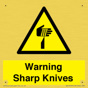 WV10559: Warning Sharp Knives
