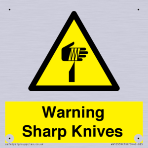 WV10559: Warning Sharp Knives