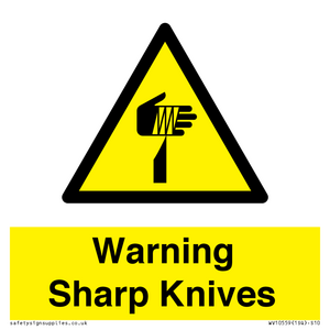 WV10559: Warning Sharp Knives