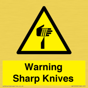 WV10559: Warning Sharp Knives