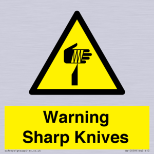 WV10559: Warning Sharp Knives