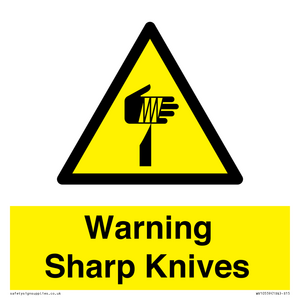 WV10559: Warning Sharp Knives