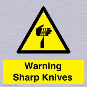 WV10559: Warning Sharp Knives