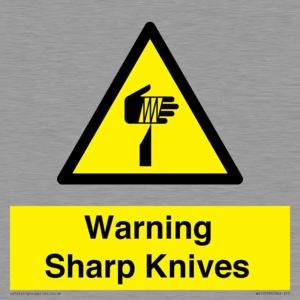 WV10559: Warning Sharp Knives