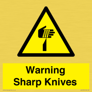 WV10559: Warning Sharp Knives